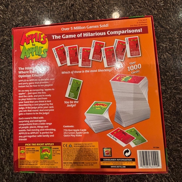 Apples to Apples Board Game - Picture 3 of 3
